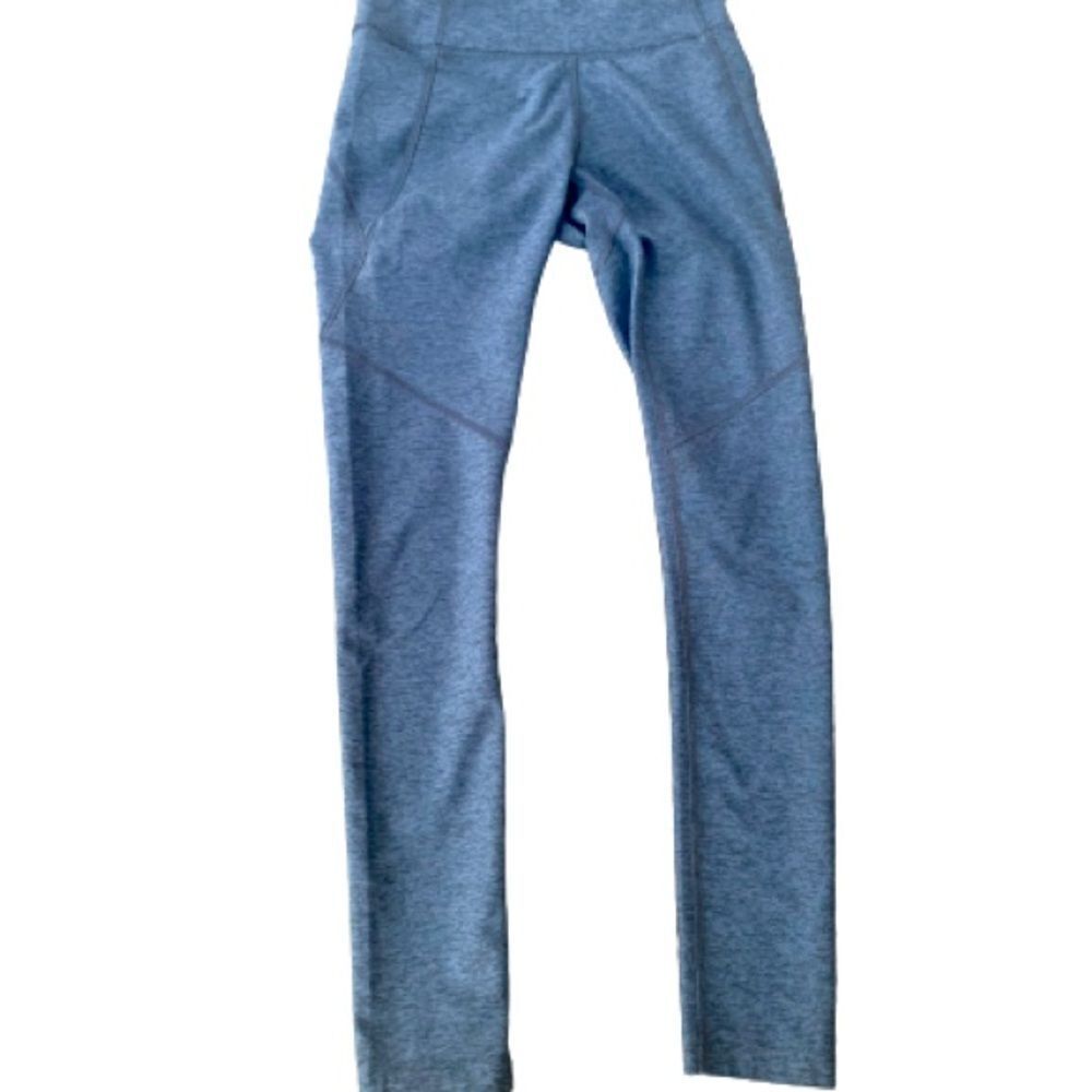 Outdoor Voices Slashback Leggings – Heathered Blue – XS